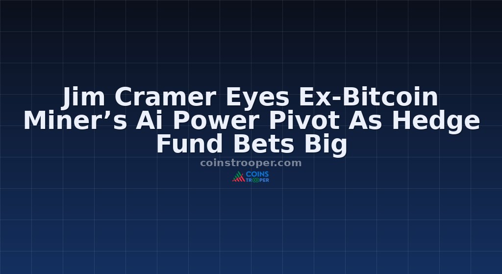 Jim Cramer Eyes Ex-Bitcoin Miner’s Ai Power Pivot As Hedge Fund Bets Big