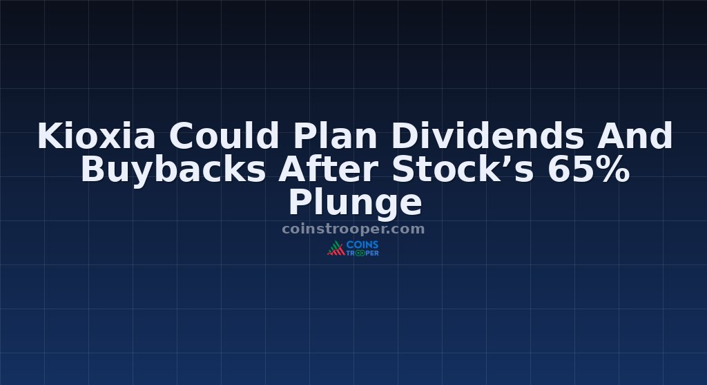 Kioxia Could Plan Dividends And Buybacks After Stock’s 65% Plunge