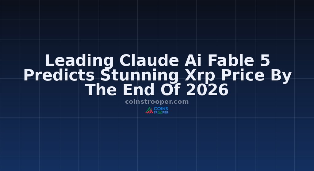 Leading Claude Ai Fable 5 Predicts Stunning Xrp Price By The End Of 2026