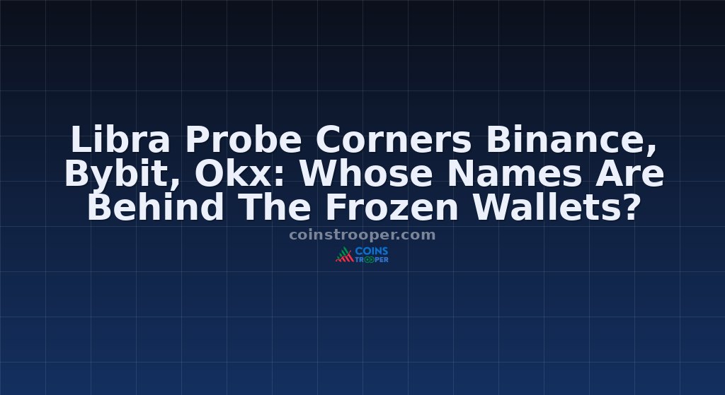 Libra Probe Corners Binance, Bybit, Okx: Whose Names Are Behind The Frozen Wallets?