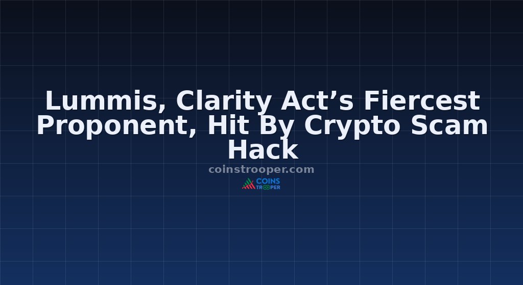 Lummis, Clarity Act’s Fiercest Proponent, Hit By Crypto Scam Hack