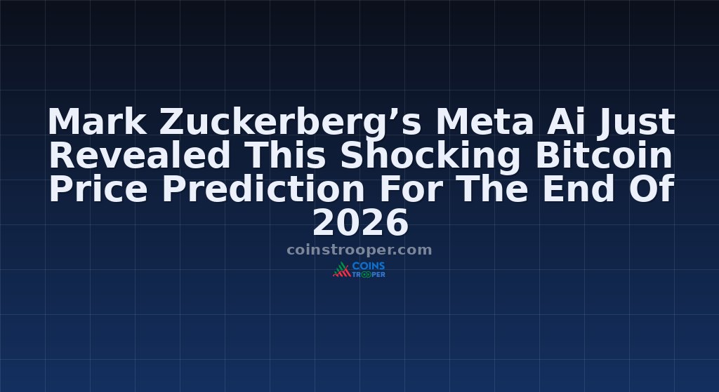 Mark Zuckerberg’s Meta Ai Just Revealed This Shocking Bitcoin Price Prediction For The End Of 2026