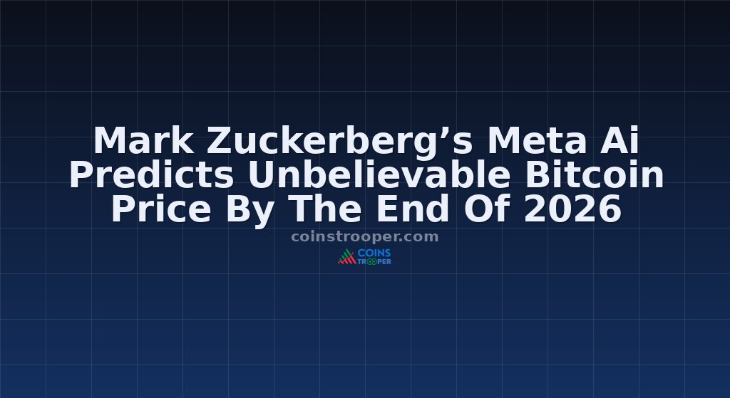 Mark Zuckerberg’s Meta Ai Predicts Unbelievable Bitcoin Price By The End Of 2026