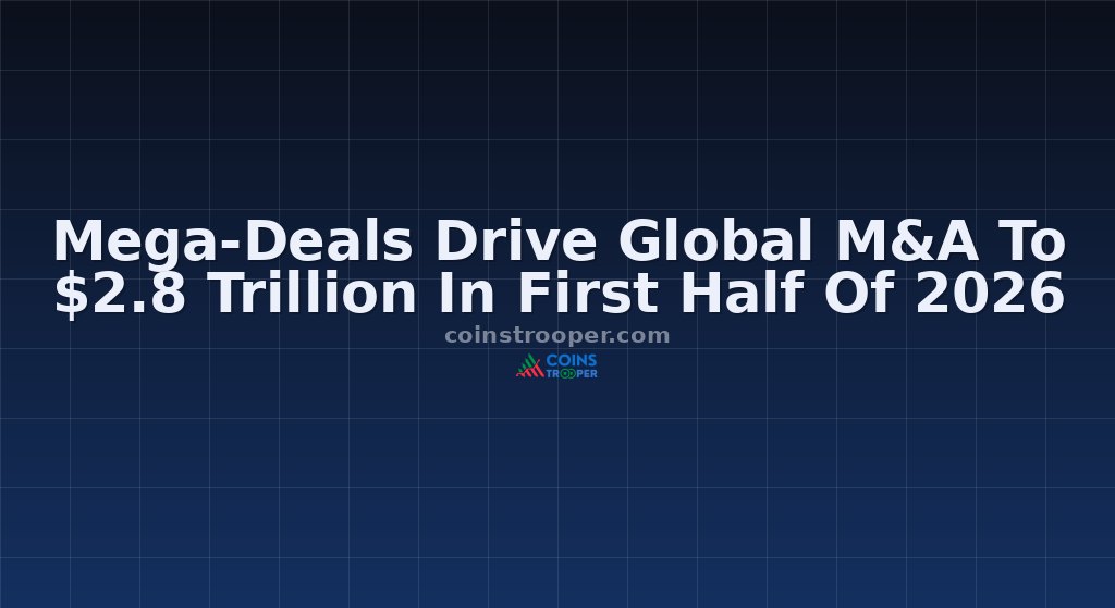 Mega-Deals Drive Global M&A To $2.8 Trillion In First Half Of 2026