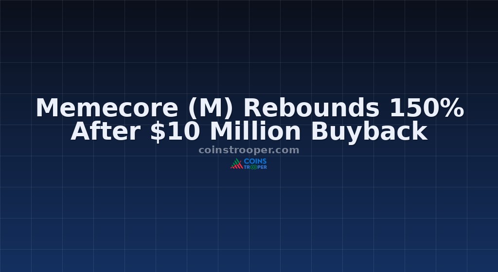Memecore (M) Rebounds 150% After $10 Million Buyback
