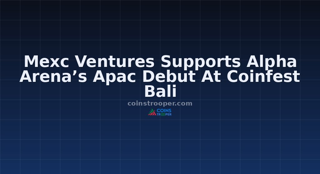 Mexc Ventures Supports Alpha Arena’s Apac Debut At Coinfest Bali