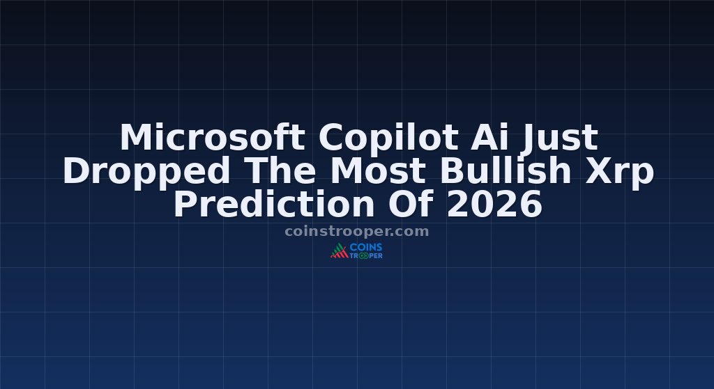 Microsoft Copilot Ai Just Dropped The Most Bullish Xrp Prediction Of 2026