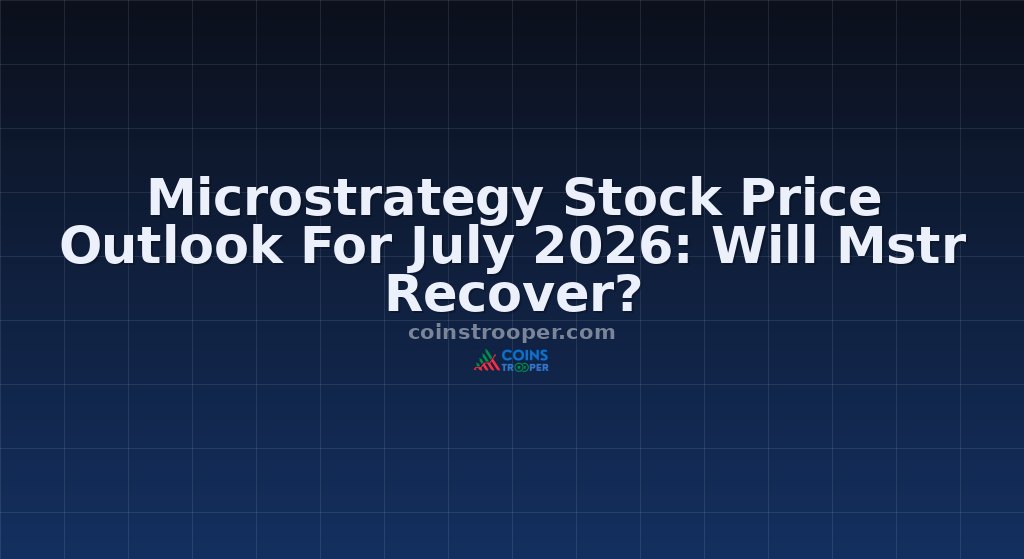 Microstrategy Stock Price Outlook For July 2026: Will Mstr Recover?