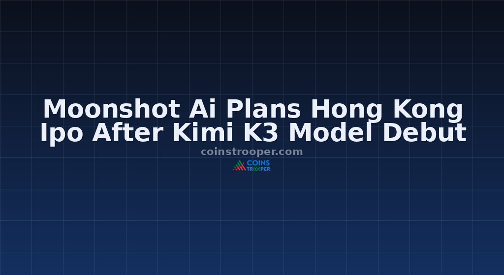 Moonshot Ai Plans Hong Kong Ipo After Kimi K3 Model Debut