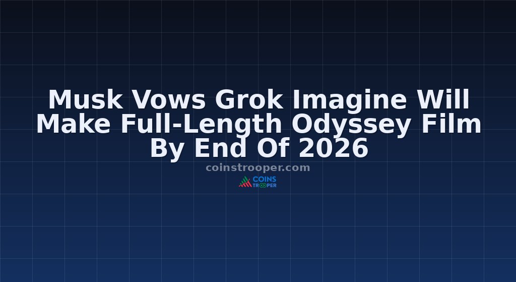 Musk Vows Grok Imagine Will Make Full-Length Odyssey Film By End Of 2026