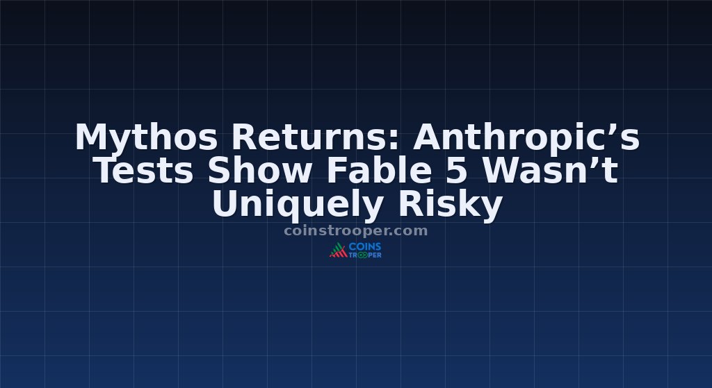 Mythos Returns: Anthropic’s Tests Show Fable 5 Wasn’t Uniquely Risky