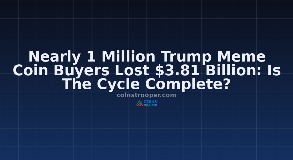 Nearly 1 Million Trump Meme Coin Buyers Lost $3.81 Billion: Is The Cycle Complete?