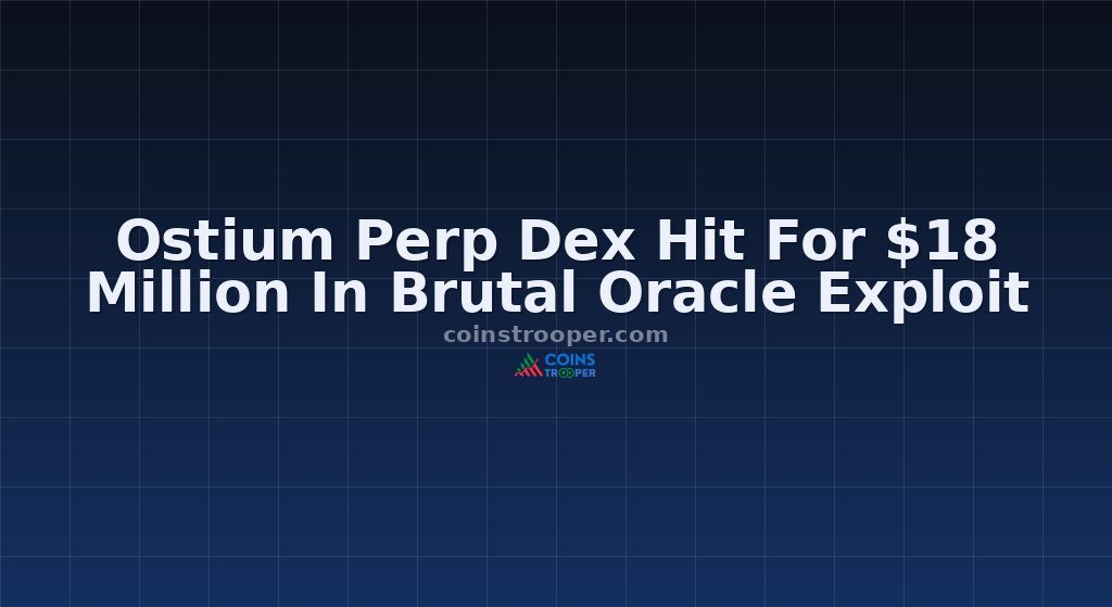 Ostium Perp Dex Hit For $18 Million In Brutal Oracle Exploit