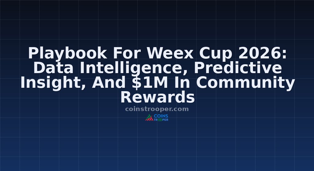 Playbook For Weex Cup 2026: Data Intelligence, Predictive Insight, And $1M In Community Rewards
