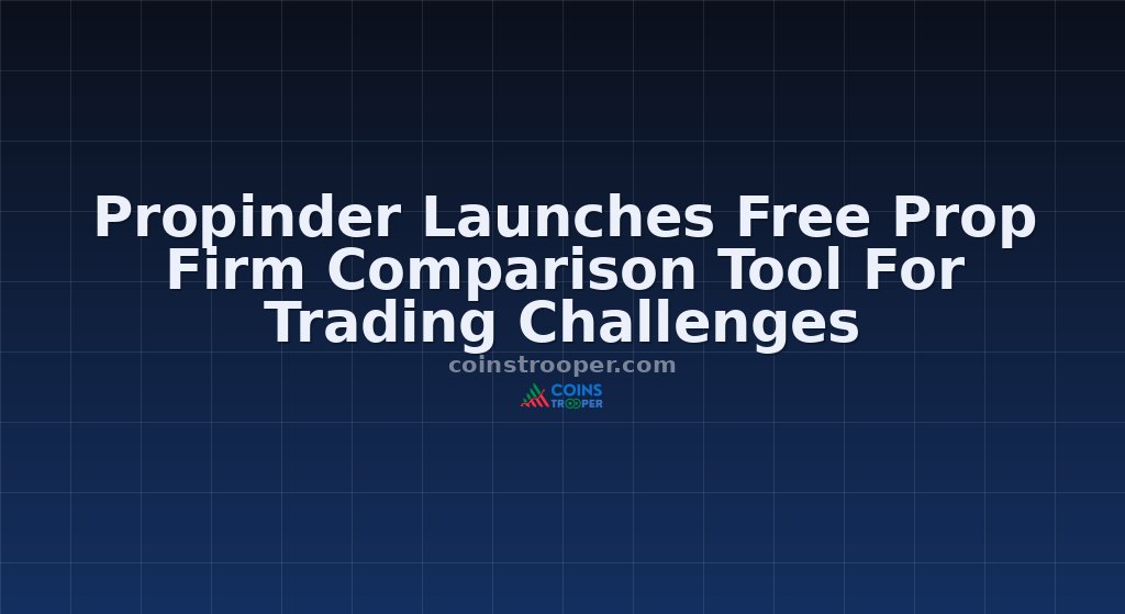 Propinder Launches Free Prop Firm Comparison Tool For Trading Challenges