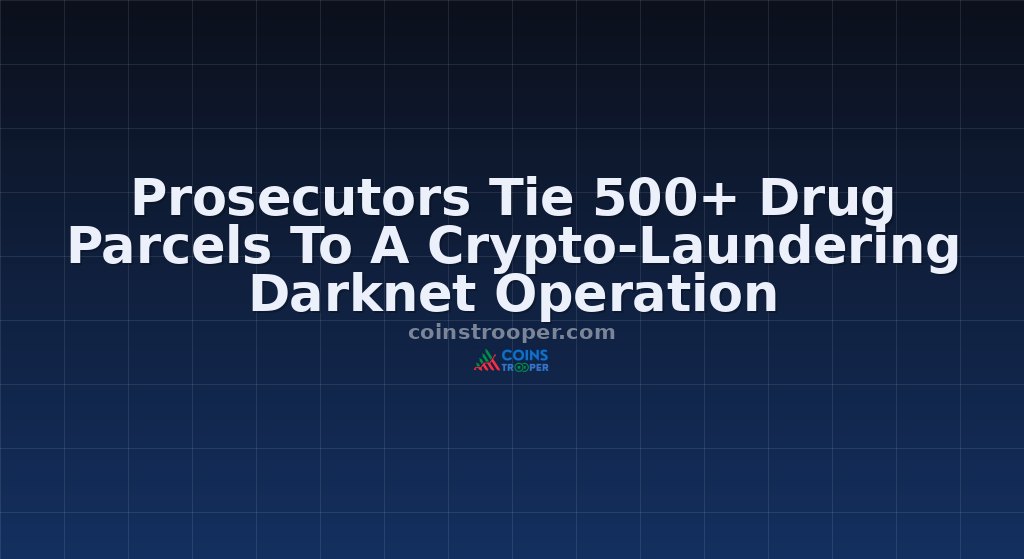 Prosecutors Tie 500+ Drug Parcels To A Crypto-Laundering Darknet Operation
