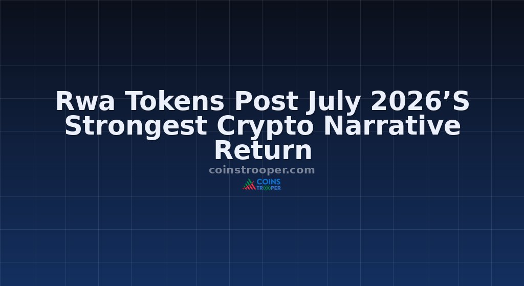 Rwa Tokens Post July 2026’S Strongest Crypto Narrative Return