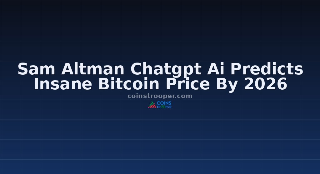 Sam Altman Chatgpt Ai Predicts Insane Bitcoin Price By 2026