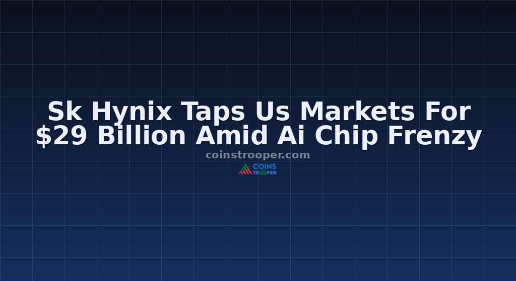 Sk Hynix Taps Us Markets For $29 Billion Amid Ai Chip Frenzy