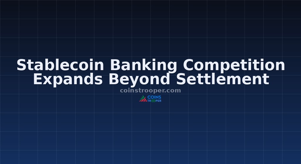 Stablecoin Banking Competition Expands Beyond Settlement