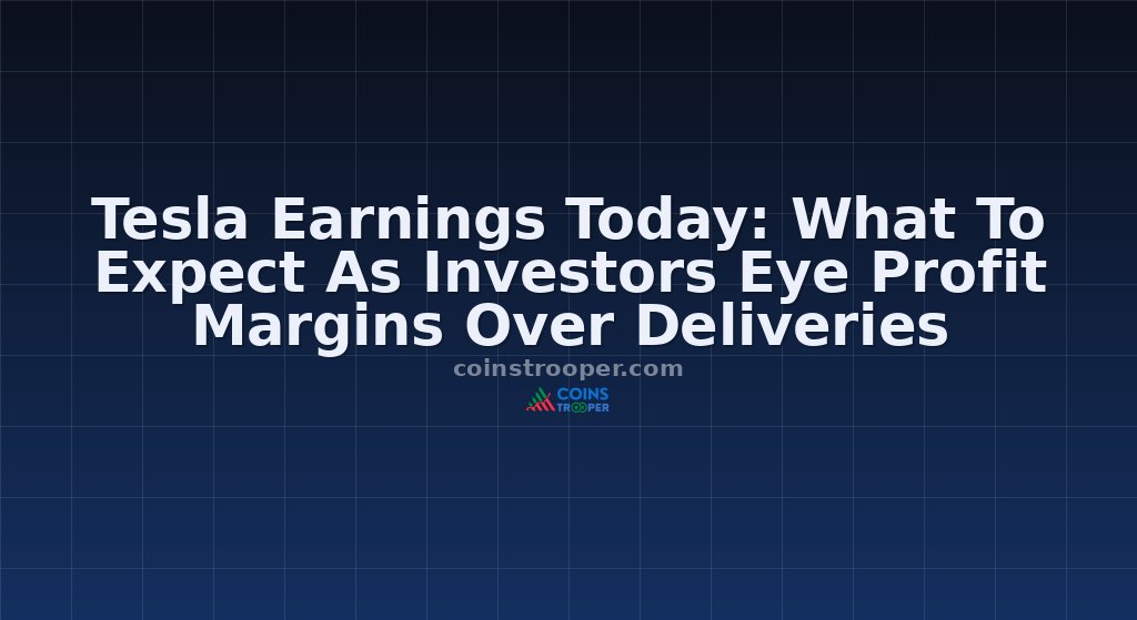 Tesla Earnings Today: What To Expect As Investors Eye Profit Margins Over Deliveries