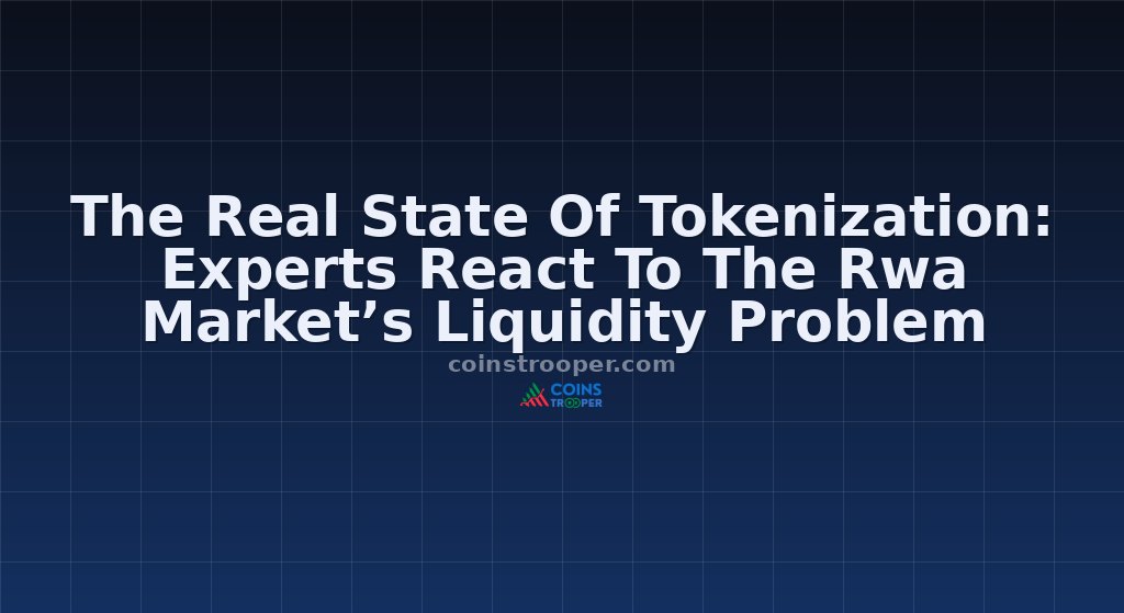 The Real State Of Tokenization: Experts React To The Rwa Market’s Liquidity Problem