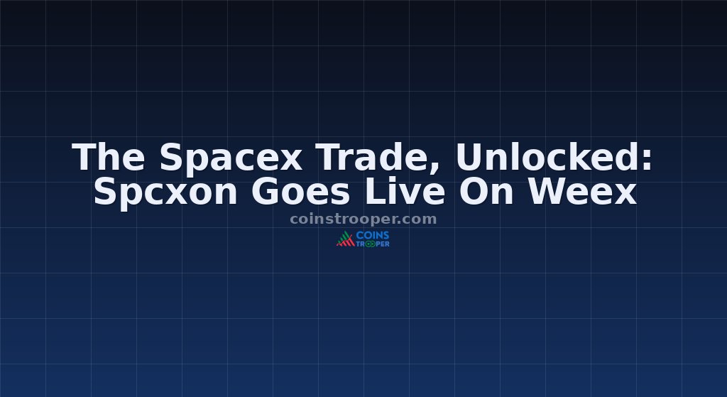 The Spacex Trade, Unlocked: Spcxon Goes Live On Weex