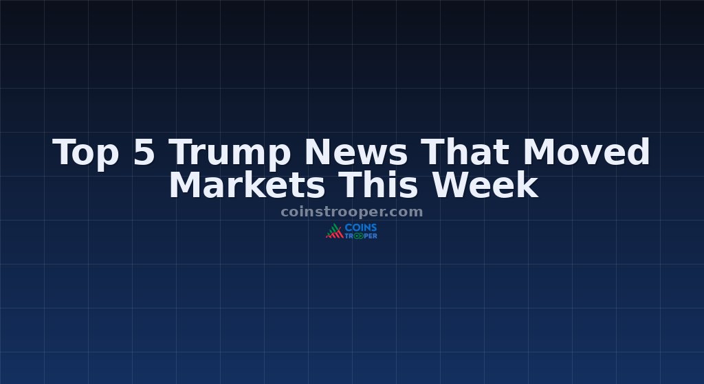 Top 5 Trump News That Moved Markets This Week