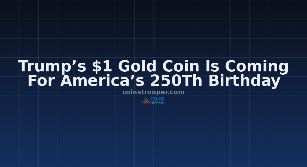 Trump’s $1 Gold Coin Is Coming For America’s 250Th Birthday