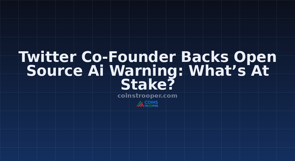 Twitter Co-Founder Backs Open Source Ai Warning: What’s At Stake?