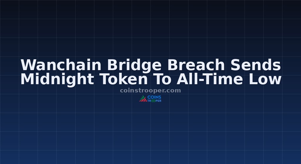 Wanchain Bridge Breach Sends Midnight Token To All-Time Low