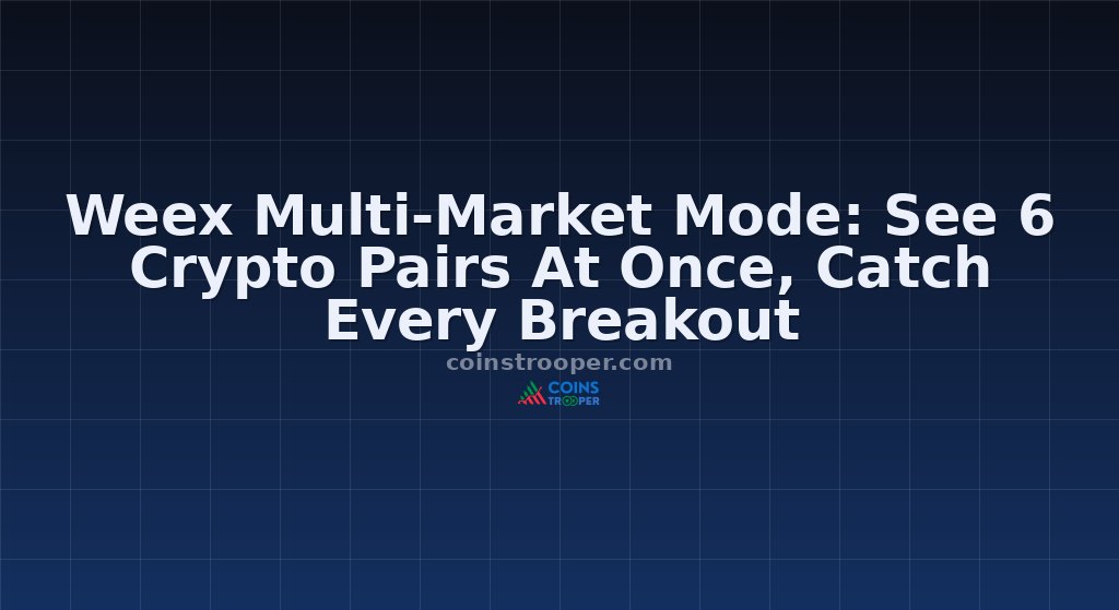 Weex Multi-Market Mode: See 6 Crypto Pairs At Once, Catch Every Breakout
