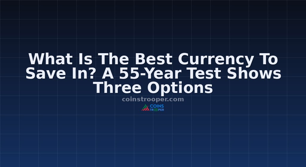 What Is The Best Currency To Save In? A 55-Year Test Shows Three Options