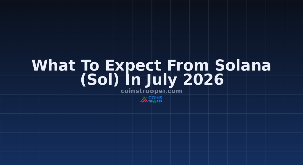 What To Expect From Solana (Sol) In July 2026