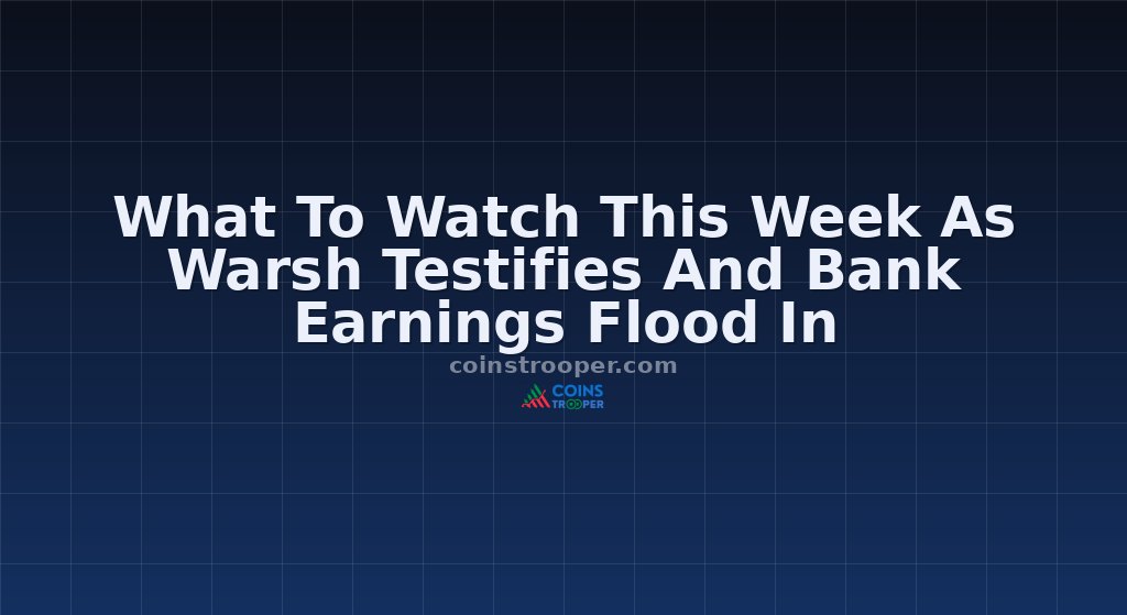 What To Watch This Week As Warsh Testifies And Bank Earnings Flood In
