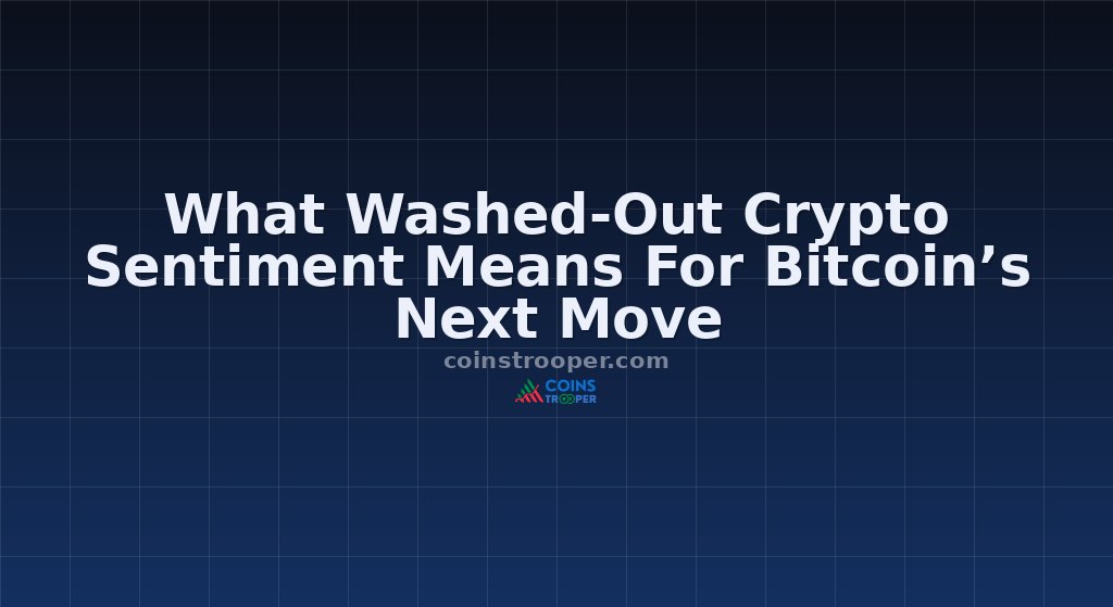 What Washed-Out Crypto Sentiment Means For Bitcoin’s Next Move