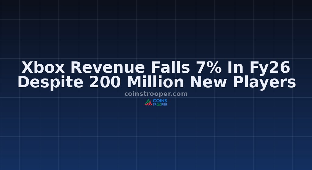 Xbox Revenue Falls 7% In Fy26 Despite 200 Million New Players