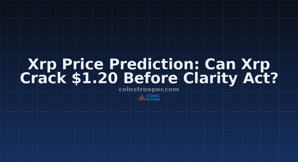 Xrp Price Prediction: Can Xrp Crack $1.20 Before Clarity Act?