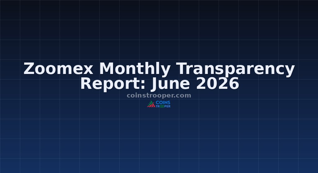 Zoomex Monthly Transparency Report: June 2026