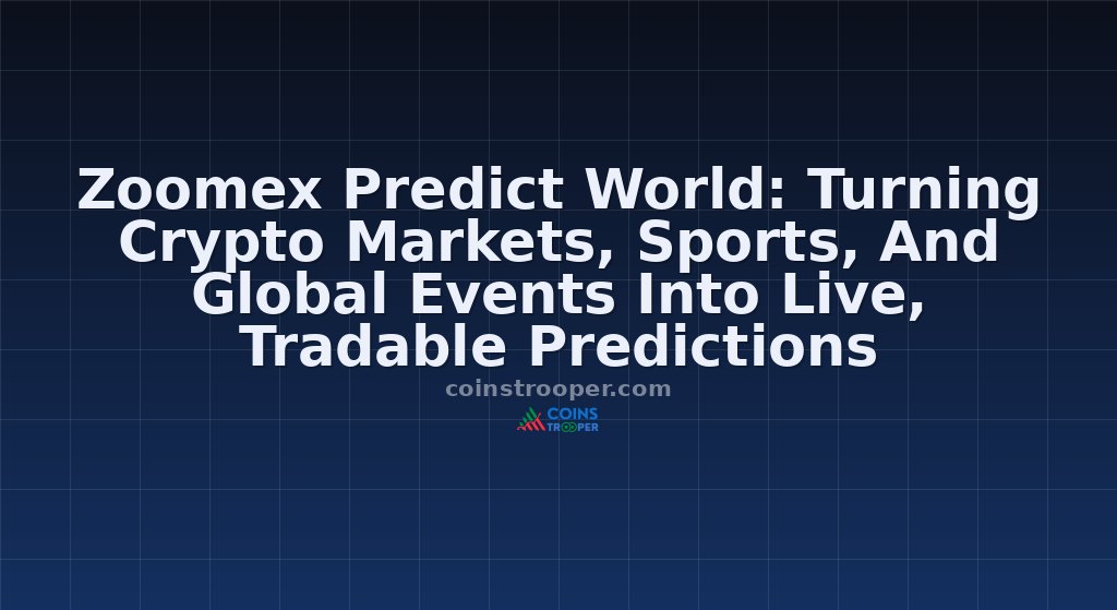 Zoomex Predict World: Turning Crypto Markets, Sports, And Global Events Into Live, Tradable Predictions