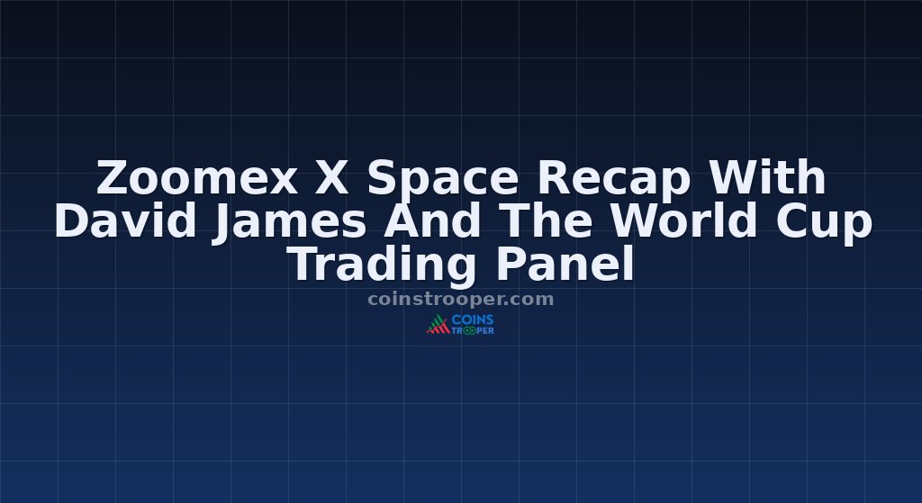 Zoomex X Space Recap With David James And The World Cup Trading Panel