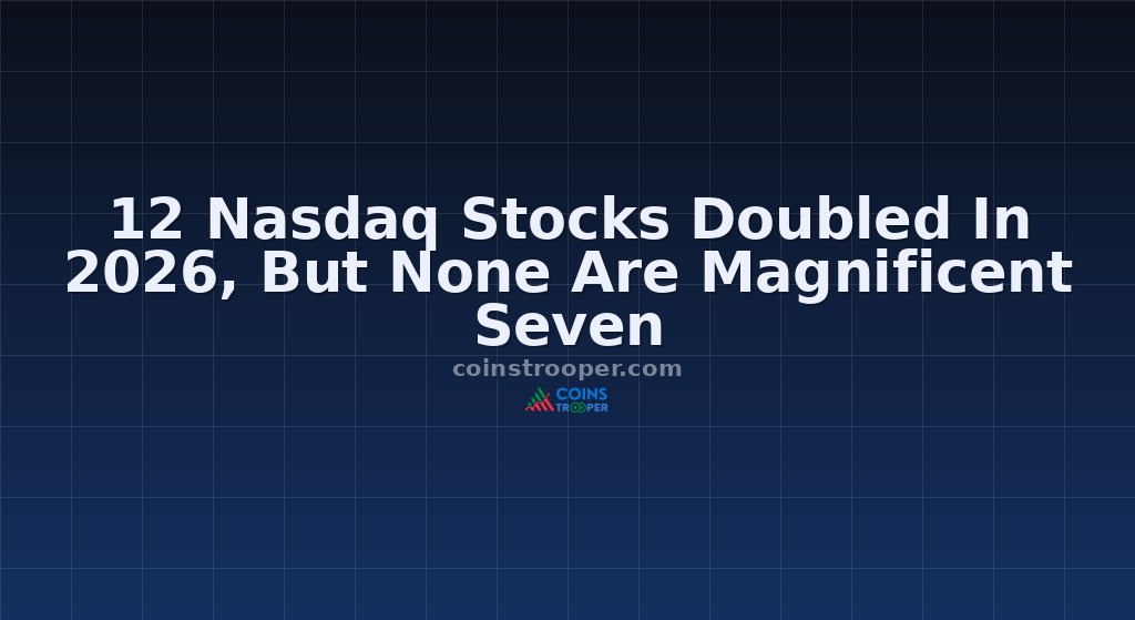 12 Nasdaq Stocks Doubled In 2026, But None Are Magnificent Seven