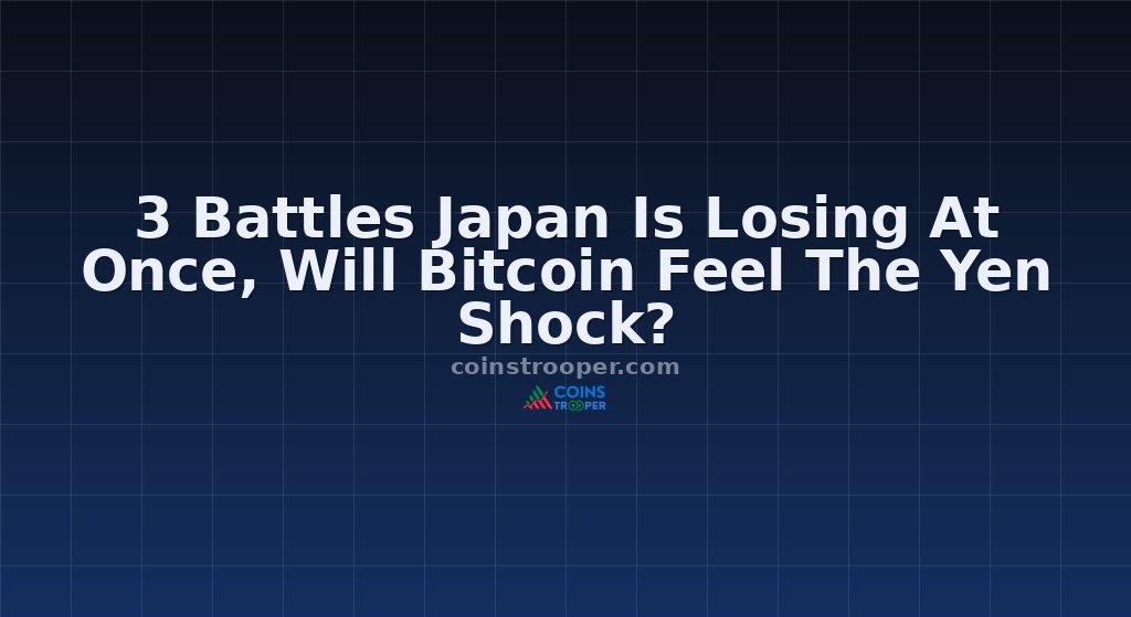 3 Battles Japan Is Losing At Once, Will Bitcoin Feel The Yen Shock?