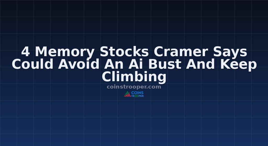 4 Memory Stocks Cramer Says Could Avoid An Ai Bust And Keep Climbing