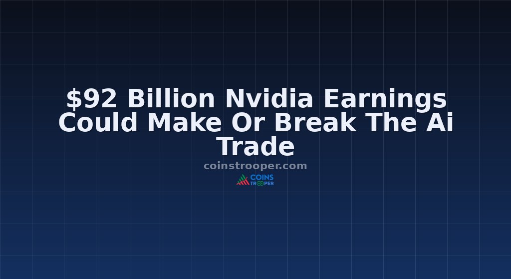$92 Billion Nvidia Earnings Could Make Or Break The Ai Trade