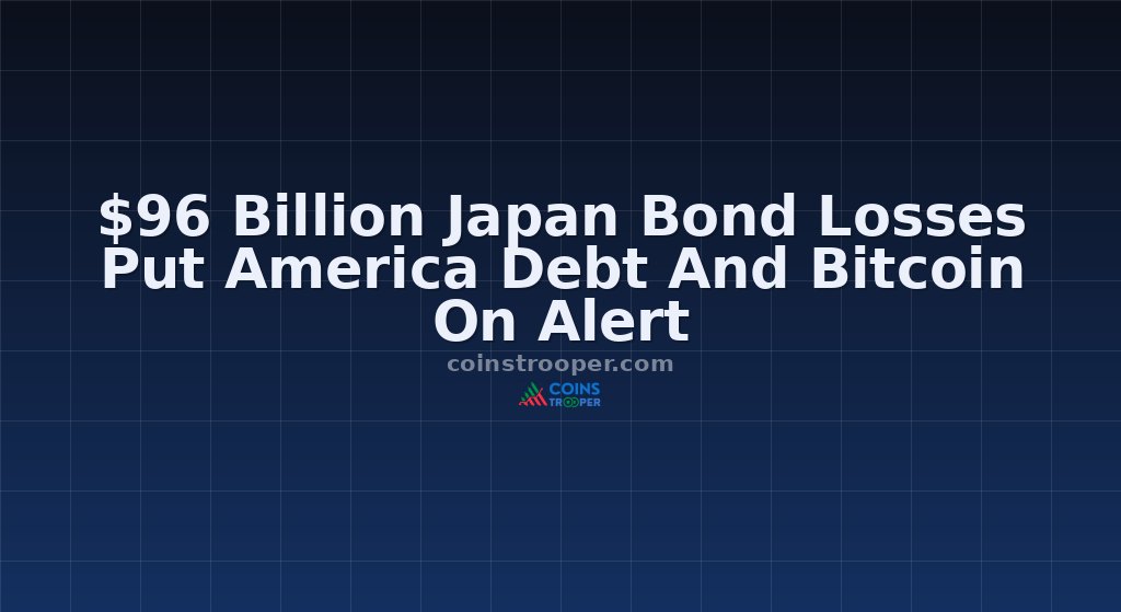 $96 Billion Japan Bond Losses Put America Debt And Bitcoin On Alert