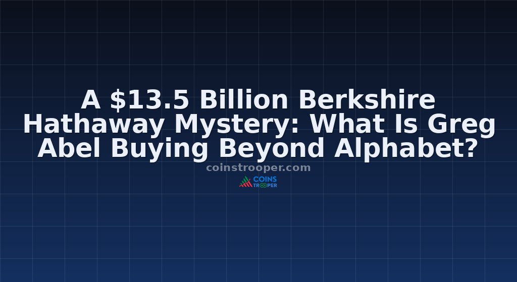 A $13.5 Billion Berkshire Hathaway Mystery: What Is Greg Abel Buying Beyond Alphabet?