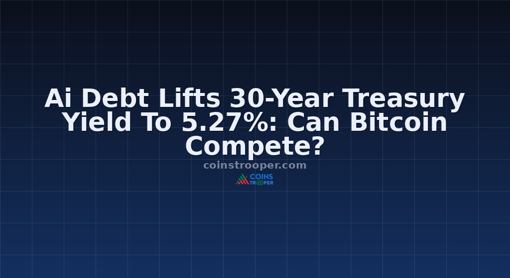 Ai Debt Lifts 30-Year Treasury Yield To 5.27%: Can Bitcoin Compete?
