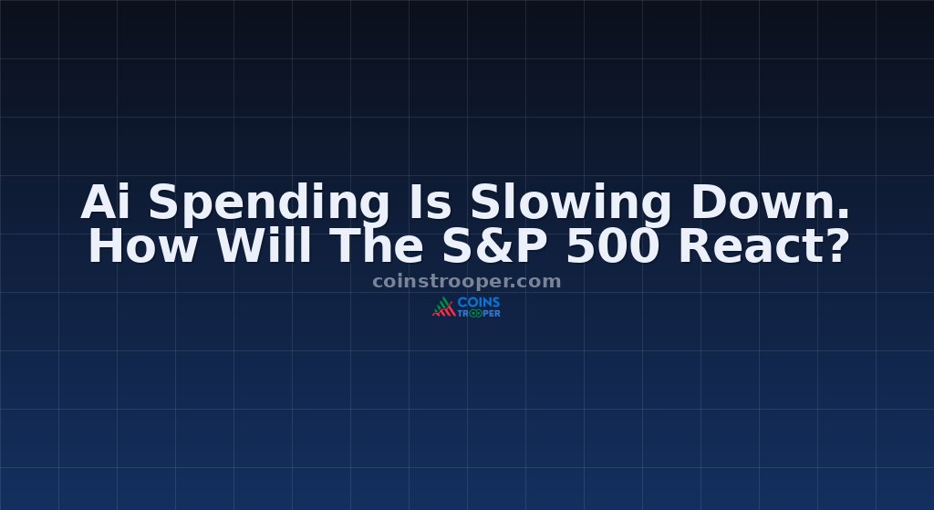 Ai Spending Is Slowing Down. How Will The S&P 500 React?