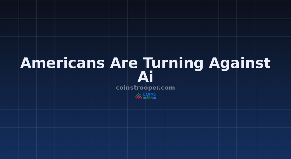 Americans Are Turning Against Ai